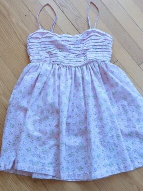 Lush Pink Floral Spaghetti-Strap Sundress